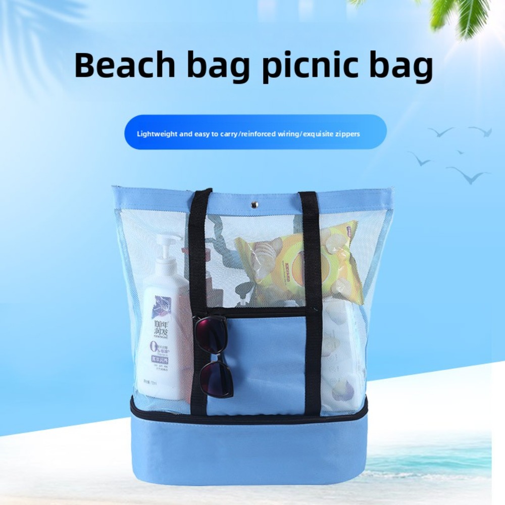 多機能サーマルクーラーバッグ 1個 ピクニック、キャンプ、ビ - Tote Bag Beach のレビューと価格