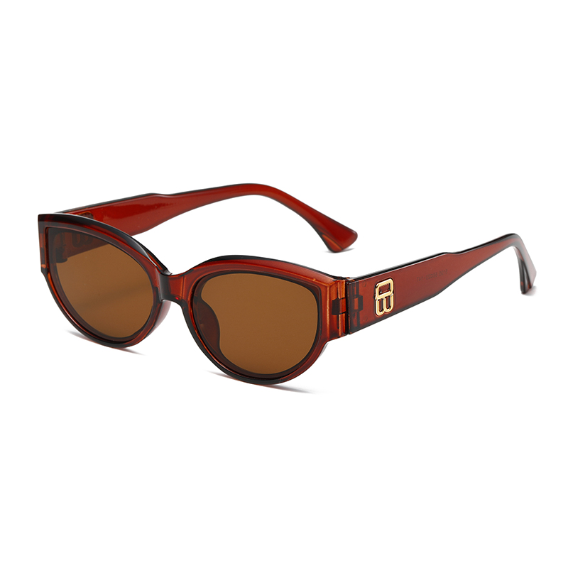 女性レトロキャットアイサングラス小さなオーバルシェード UV - Sunglasses Cat Eye のレビューと価格