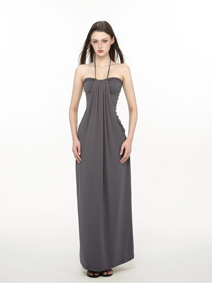 REDDACHiC エレガントな編み込みショールドレスセット - Maxi Dress Halter のレビューと価格