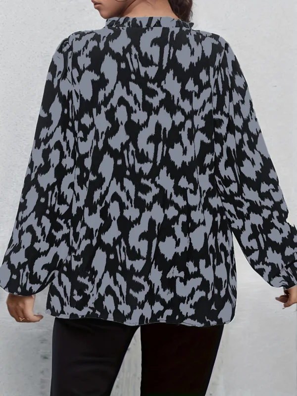 プラスサイズ 1XL-5XL 新しい女性のシャツパターンプリ - Blouse Off Shoulder のレビューと価格